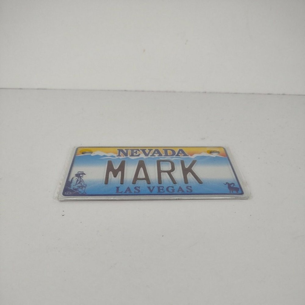 Las Vegas Nevada "Mark" Bicycle License Plate A3